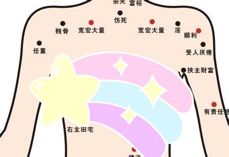 胸部有痣代表什麼|痣說人生：胸上痣的位置與命運圖